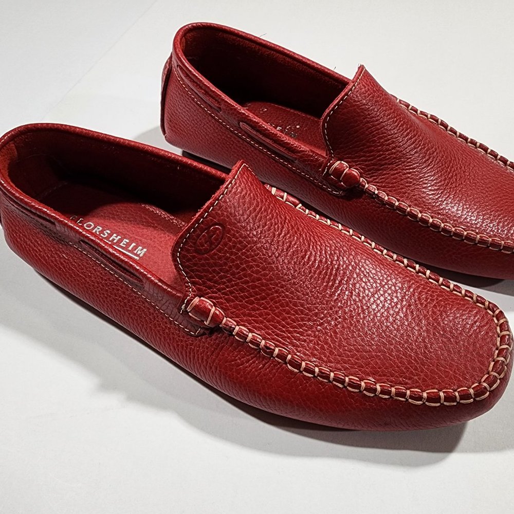 Florsheim Red Leather Loafers